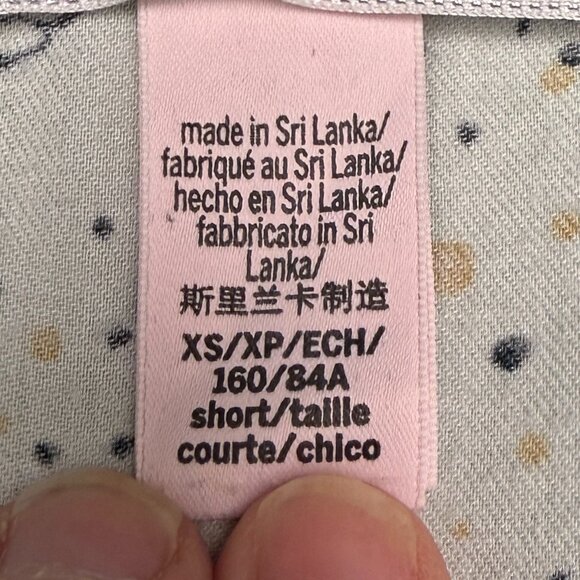 Women's VICTORIA'S SECRET Dreamer Mint Celestial Flannel Pajama Set- Size XS - Picture 9 of 14